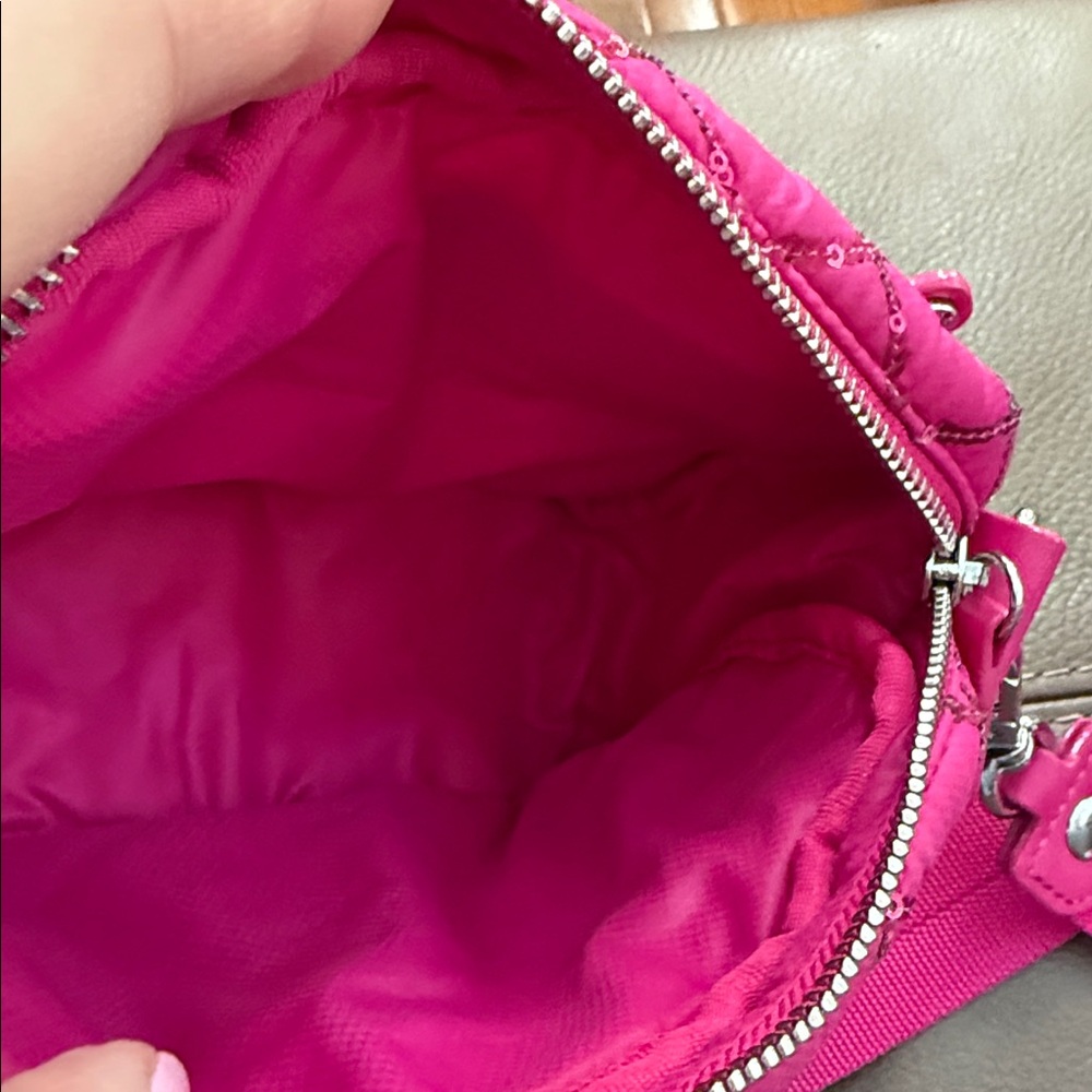 MZ Wallace pink with sequins crossbody bag - Picture 10 of 11